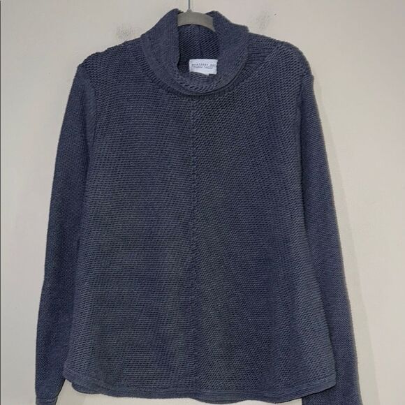 Monterey Bay Blue Turtleneck Sweater Relaxed Fit - Picture 4 of 9